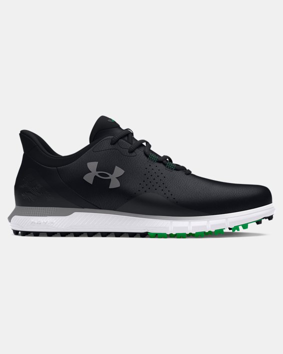Men's UA Drive Fade Spikeless Wide Golf Shoes in Black image number 0